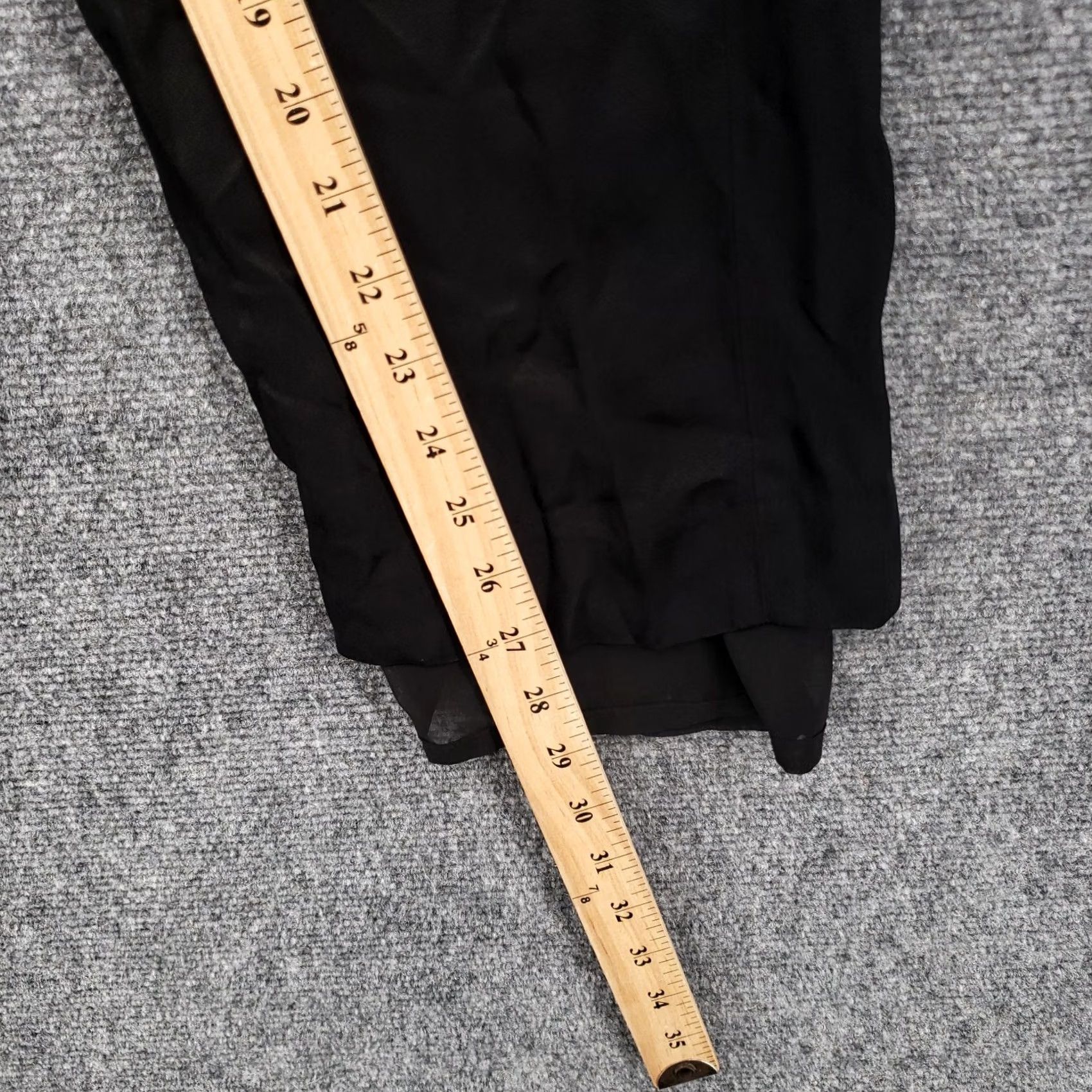 J.Crew J Crew Pants Womens 2 Black Straight Leg High Rise Essential In Luster Crepe Size 26" / US 2 / IT 38 - 5 Thumbnail
