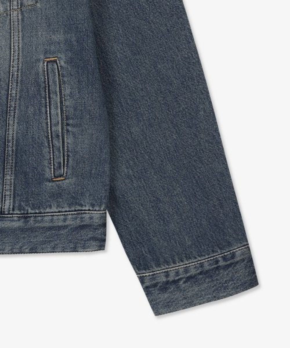Saint Laurent Paris o1s1wg110125 695177 Classic Denim Jacket in Blue Size US L / EU 52-54 / 3 - 5 Thumbnail