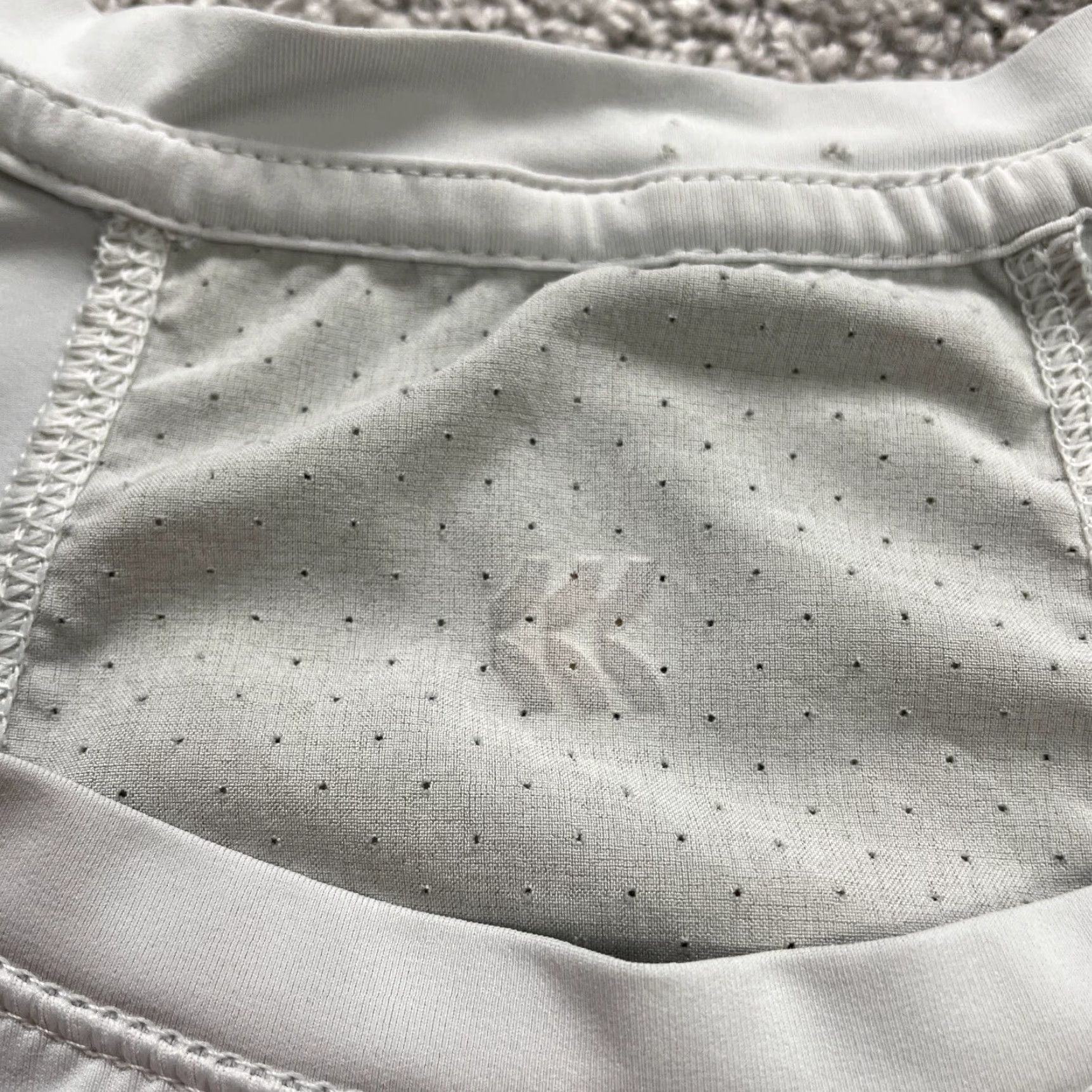 Vintage All In Motion Tank Top Womens Large White Round Neck Sleeveless Active Size L / US 10 / IT 46 - 5 Thumbnail