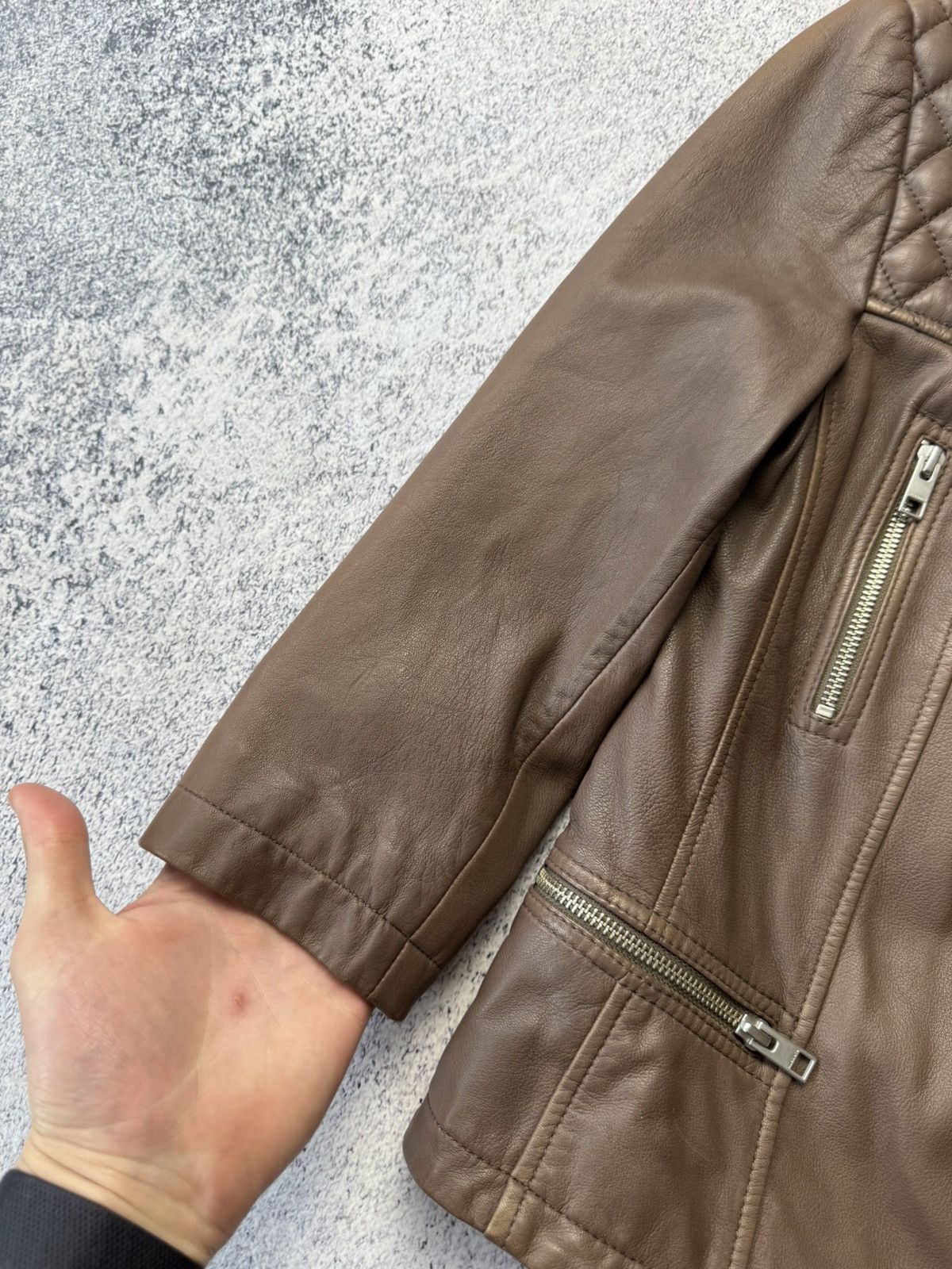 Allsaints Vintage Allsaints Limited Edition Leather Biker Jacket Japan Size M / US 6-8 / IT 42-44 - 6 Thumbnail
