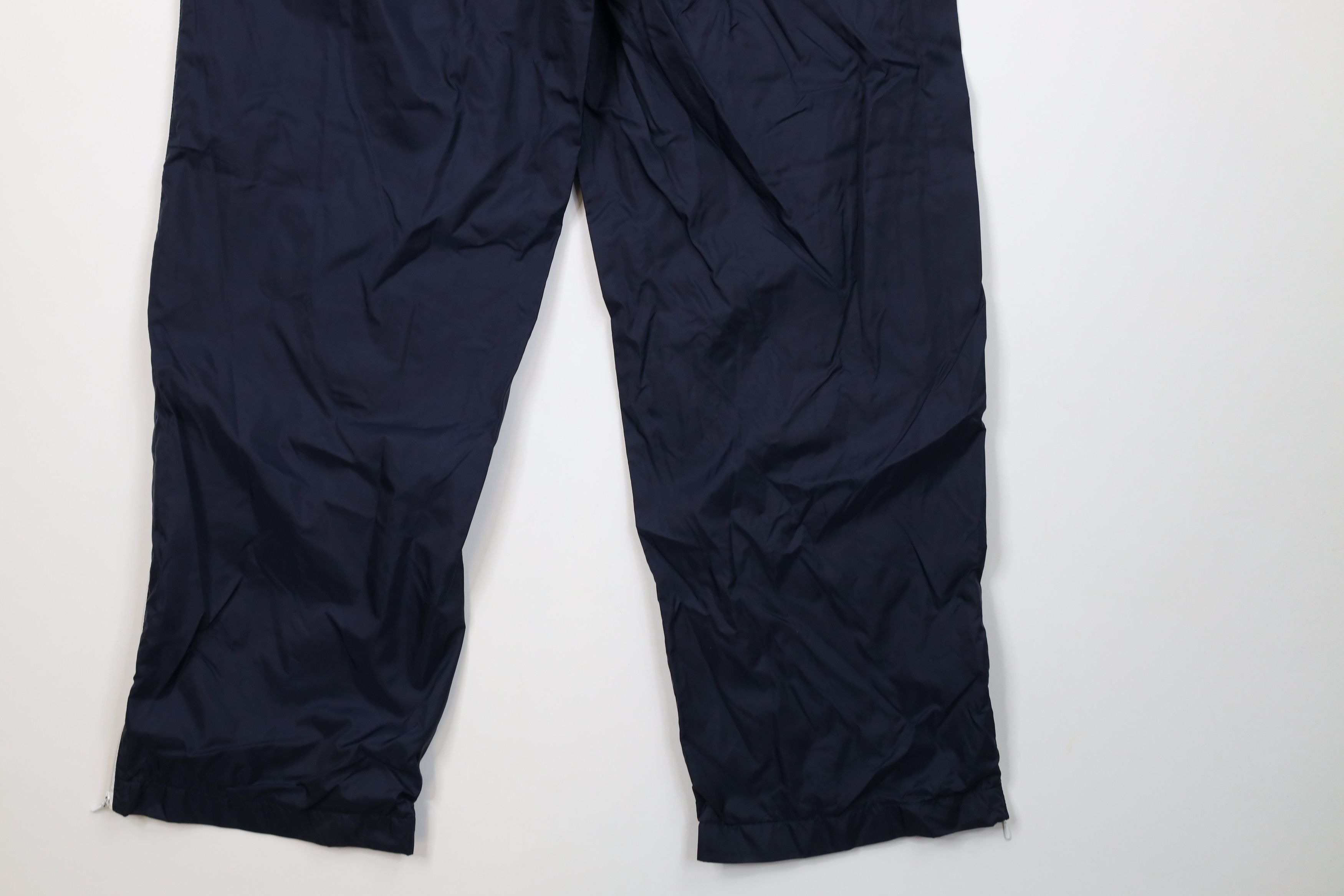 Nike Vintage 90s Nike Scott Mini Swoosh Lined Wide Leg Pants Blue Size 30" / US 8 / IT 44 - 12 Thumbnail