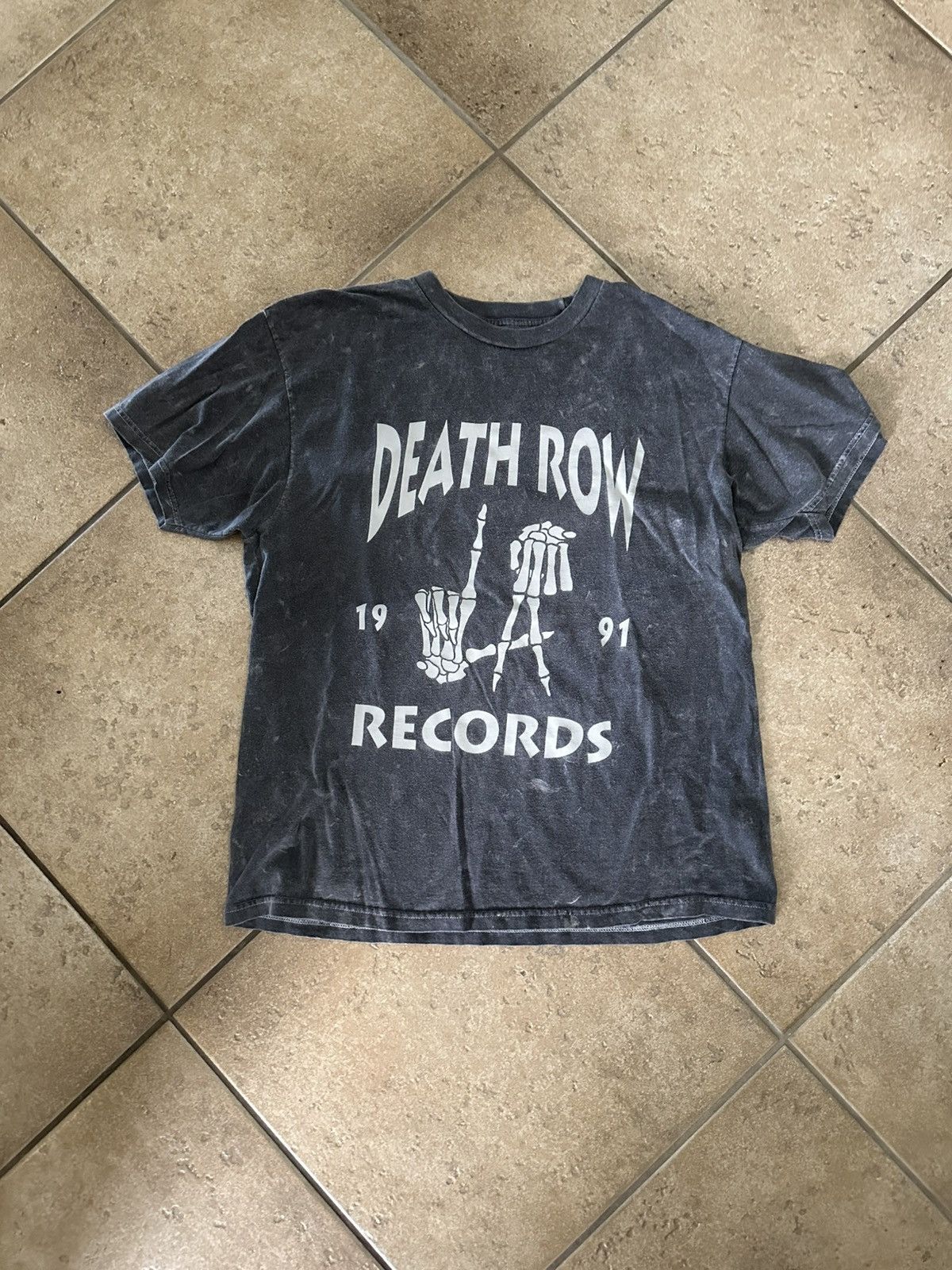 Death Row Records Dark Grey Death Row Records Tee Size US M / EU 48-50 / 2 - 1 Thumbnail