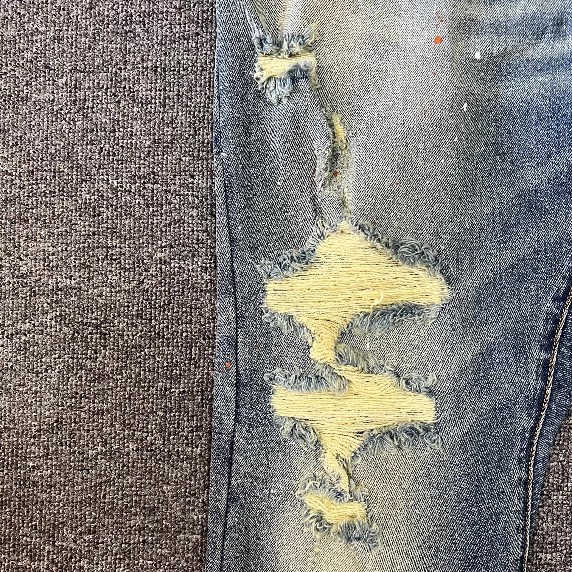 Billionaire Boys Club BBC ICECREAMSplatter Flying Dog Washed Jeans。 Q7 Size US 32 / EU 48 - 5 Thumbnail