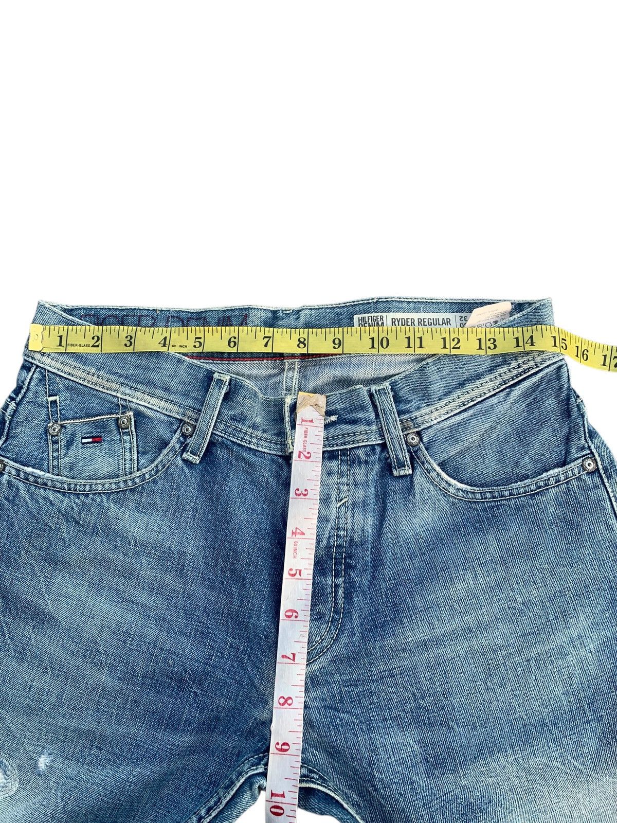 Kapital TOMMY HILFIGER SELVEDGE RUSTY DISTRESSED DENIM Size US 30 / EU 46 - 22 Thumbnail