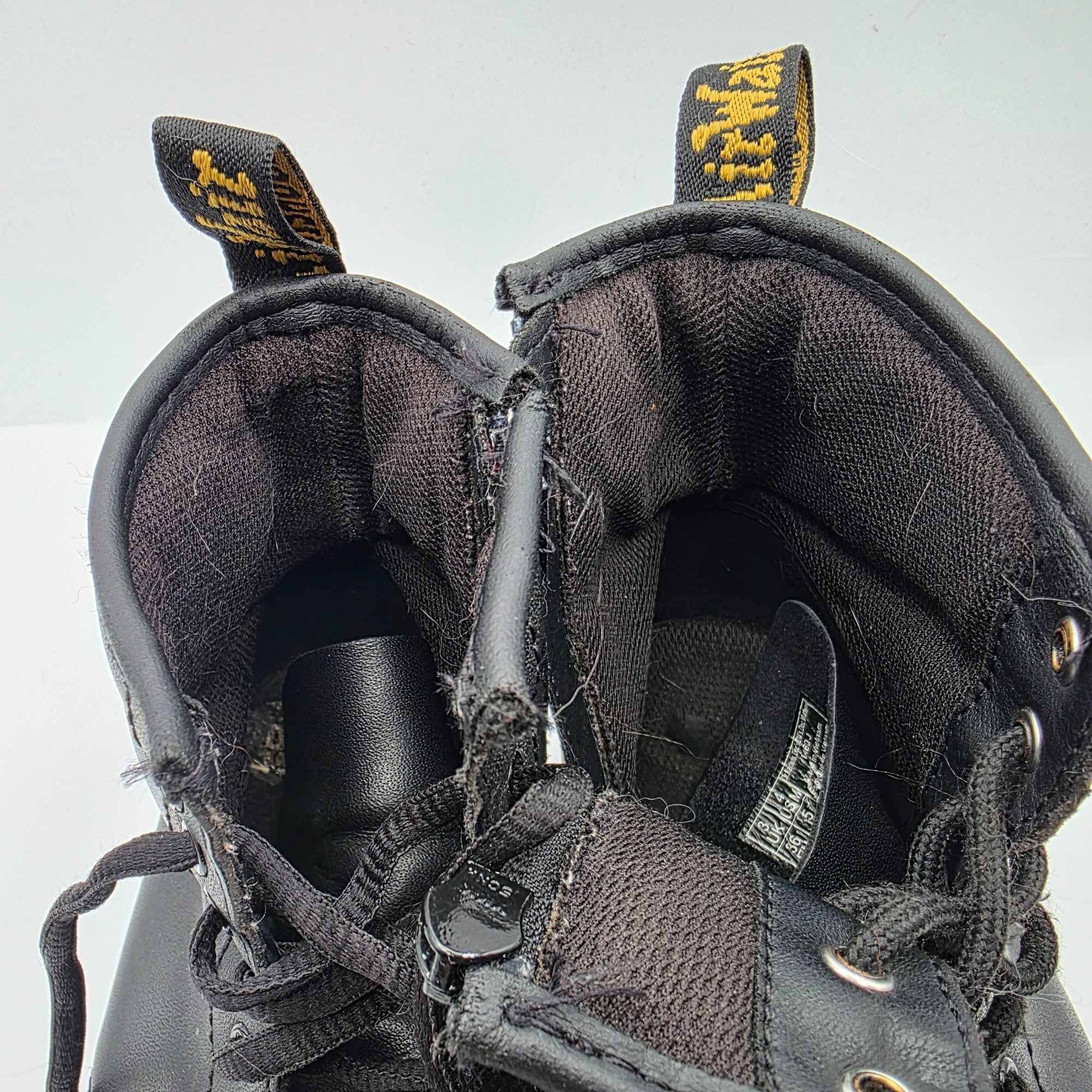 Dr. Martens Dr. Martens Womens Size 5 Black Leather Ankle Boots 1460 J S Size US 5 / IT 35 - 9 Thumbnail