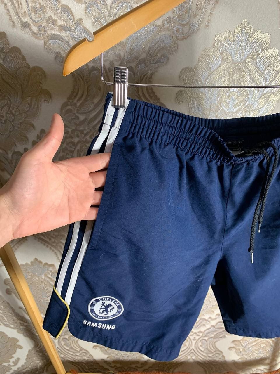 Vintage VERY RARE ADIDAS FC CHELSEA LONDON ENGLAND SOCCER SHORTS Y2K Size US S / EU 44-46 / 1 - 4 Thumbnail