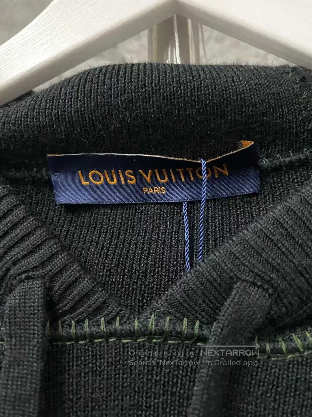 Louis Vuitton Louis Vuitton Black Wool Hoodie Size L. Size US L / EU 52-54 / 3 - 5 Thumbnail