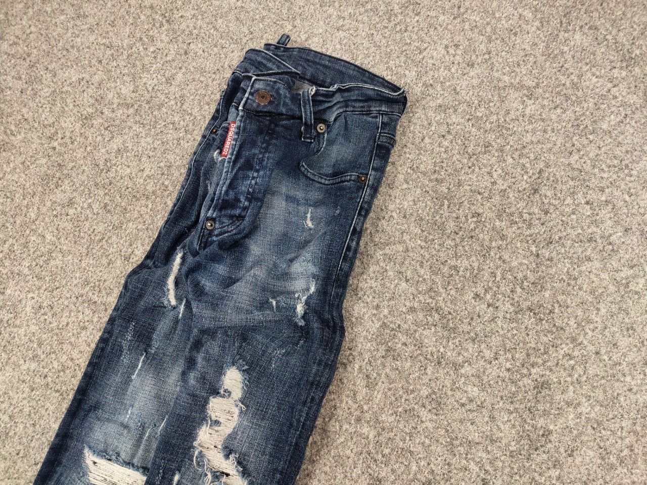 Dsquared2 Dsquared2 authentic Design Distressed logo Denim Jeans Size US 32 / EU 48 - 4 Thumbnail