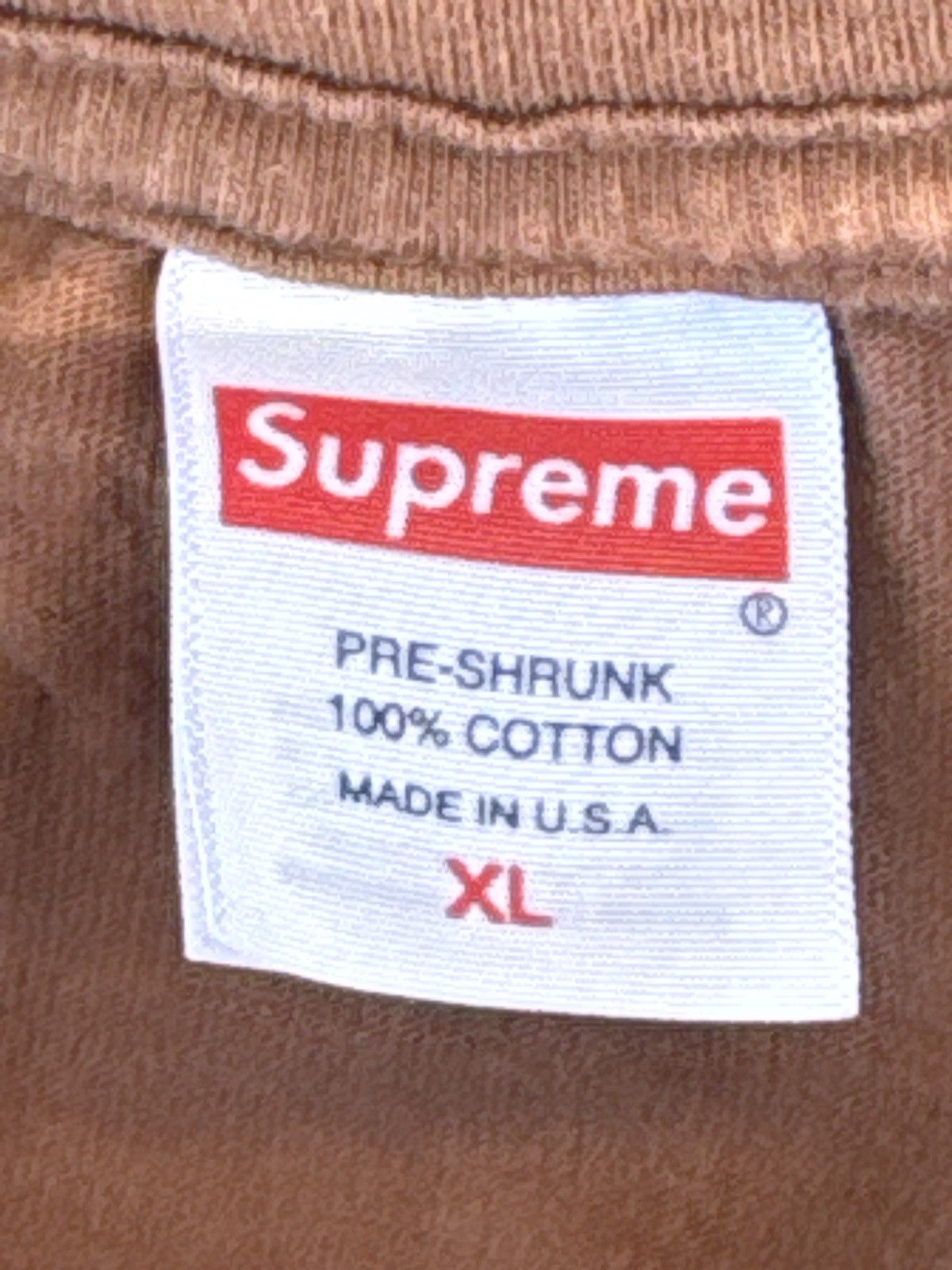 Supreme Supreme Paint Tee (Brown) Size US XL / EU 56 / 4 - 3 Thumbnail