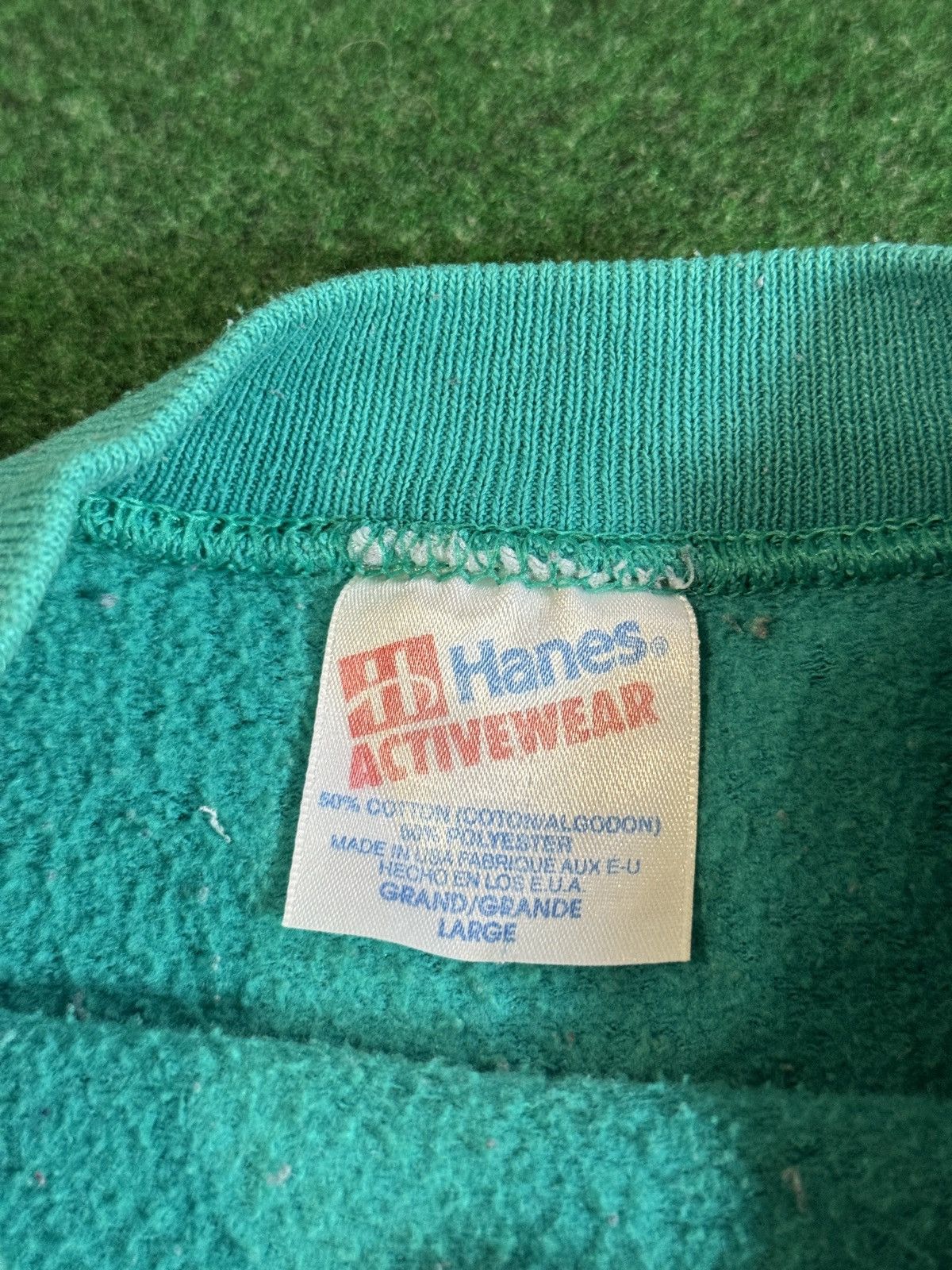 Hanes × Vintage Vintage 90s Elk Animal Print Montana Joe Rogan Sweatshirt Size US L / EU 52-54 / 3 - 3 Thumbnail