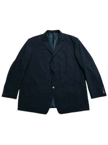 Balmain Vintage Balmain Black Classic Fit Blazer Size 50R - 1 Thumbnail