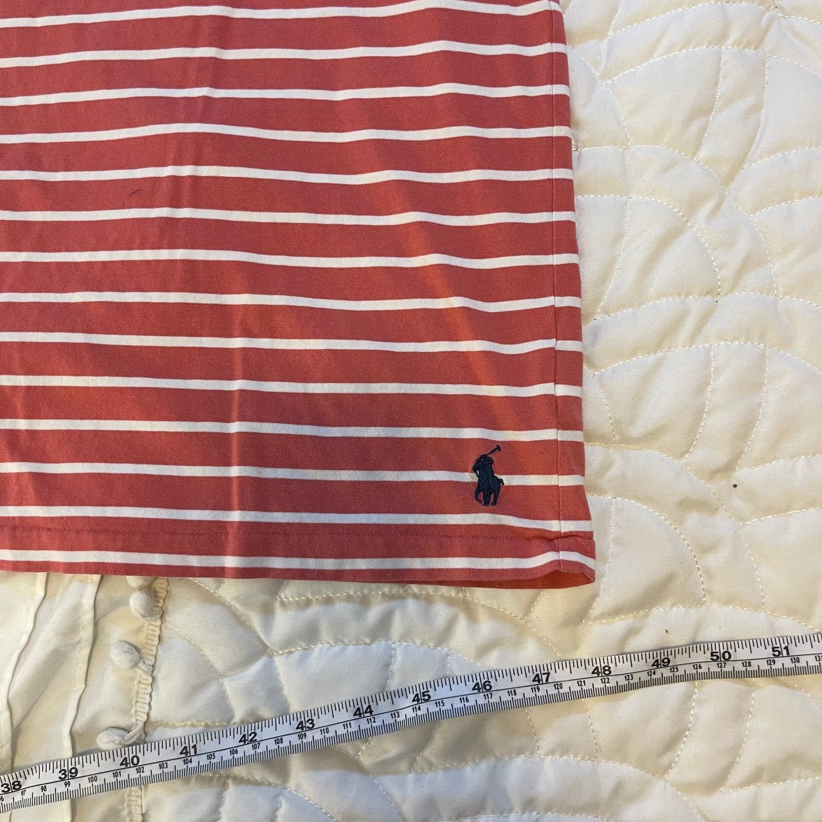 Polo Ralph Lauren Polo by Ralph Lauren Logo Striped Cotton Jersey Tee, L Size US L / EU 52-54 / 3 - 6 Thumbnail