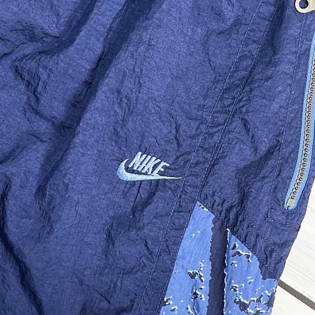 Nike × Vintage Nike Vintage Track Pants Nylon Y2K Drill Streetwear Swoosh Size US 36 / EU 52 - 10 Thumbnail