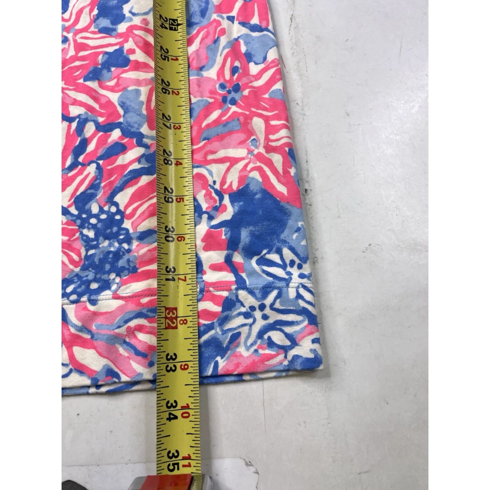 Lilly Pulitzer Lilly Pulitzer Sophie Shift Dress 3/4 Sleeve Women’s Small Bay Blue Pink White Knee Length Knit Button Zip Beach Preppy Summer Butterfly Pattern Size S / US 4 / IT 40 - 5 Thumbnail