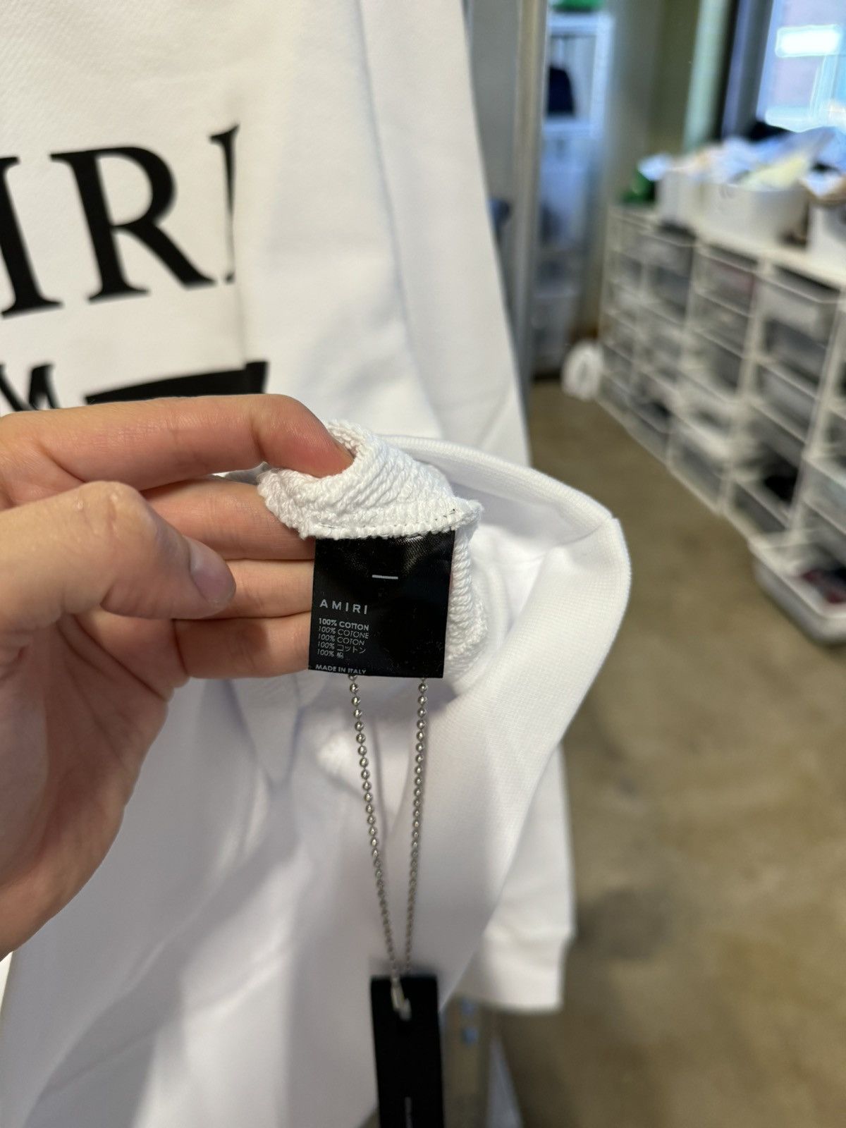 Amiri Amiri MA Bar Sweatshirt NEW 900$ Size US L / EU 52-54 / 3 - 4 Thumbnail