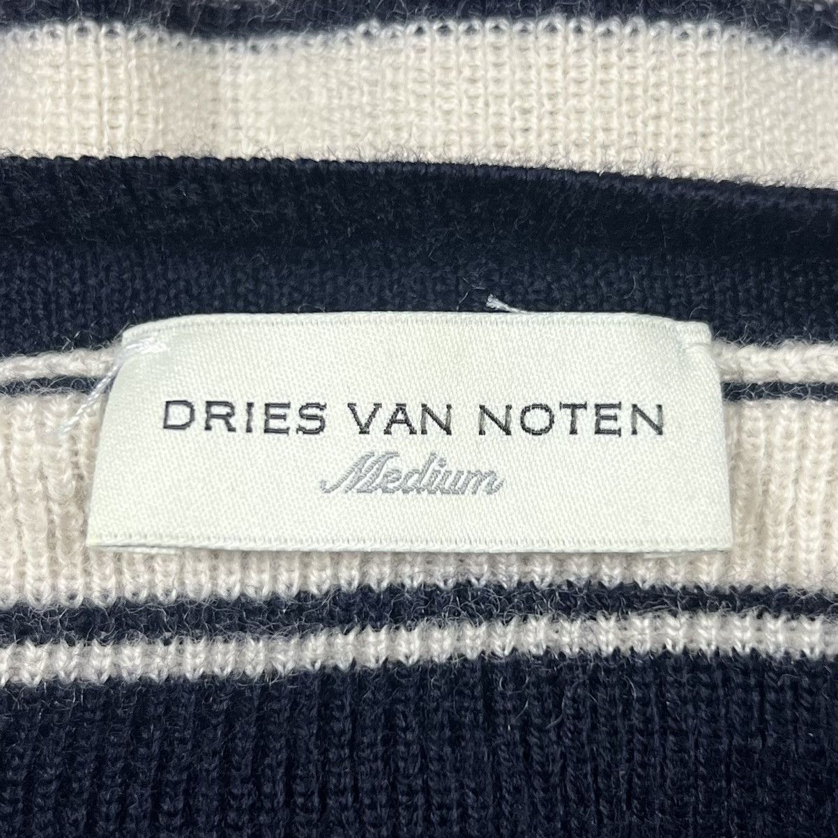 Dries Van Noten |[ 2010’s Dries Van Noten Wool Blend Striped Cardigan ]| Size US M / EU 48-50 / 2 - 8 Thumbnail