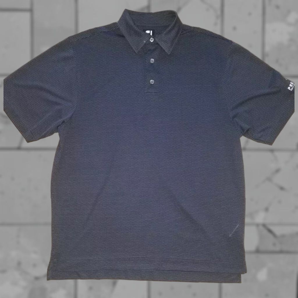 Footjoy FootJoy Polo Golf Shirt Mens L Black Polka Dot Blue Pattern Shirt Size US L / EU 52-54 / 3 - 1 Thumbnail