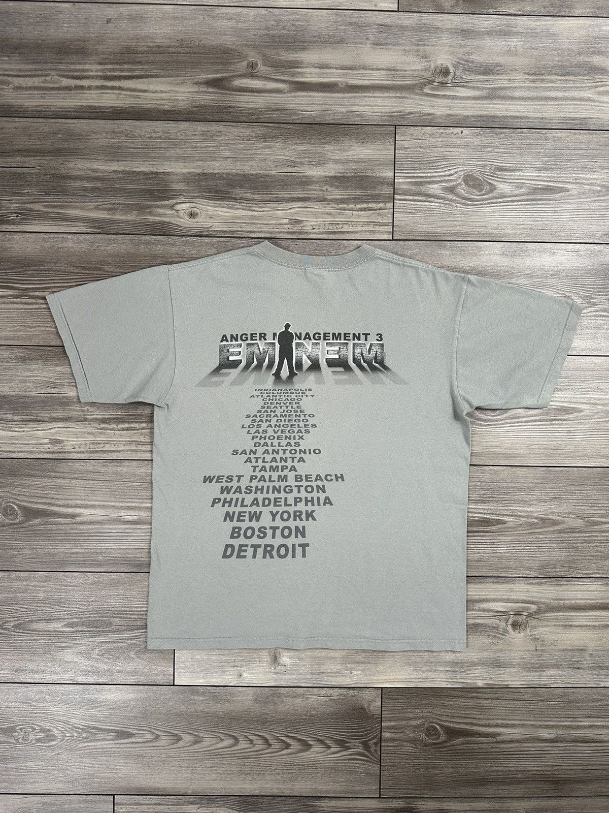 Eminem × Vintage Vintage Y2K Eminem Anger Management 3 Tour T Shirt Size US M / EU 48-50 / 2 - 2 Thumbnail