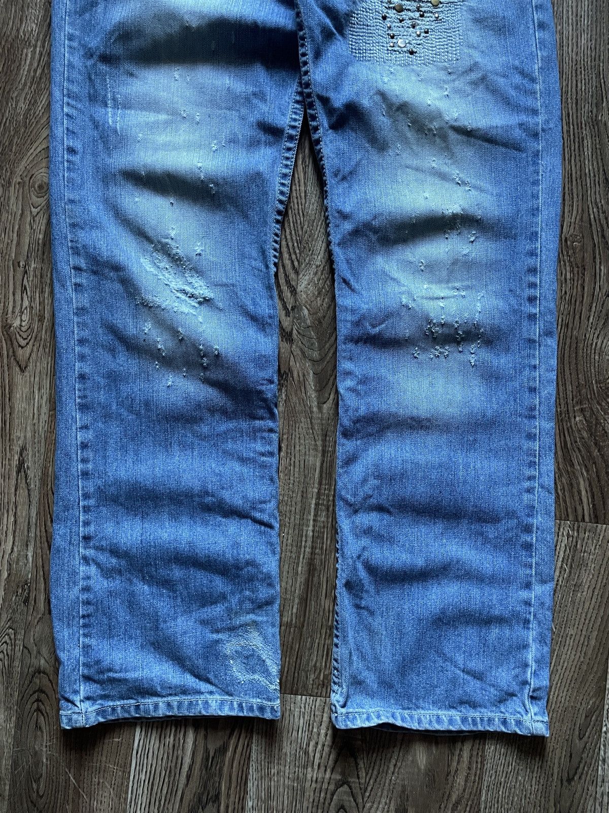 Diesel VTG HYSTERIC GLAMOUR STYLE WASHED DIESEL JEANS 90s Size US 34 / EU 50 - 5 Thumbnail