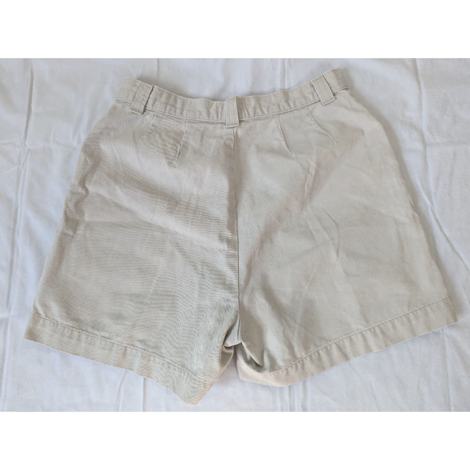 Lee VINTAGE 90s Lee Riveted Chino High Rise Mom Shorts Made USA Size 8 Blue Denim Shorts Womens S4W 29x4 12 Rise 4 Inseam Hips 44 Size 30" / US 8 / IT 44 - 2 Thumbnail