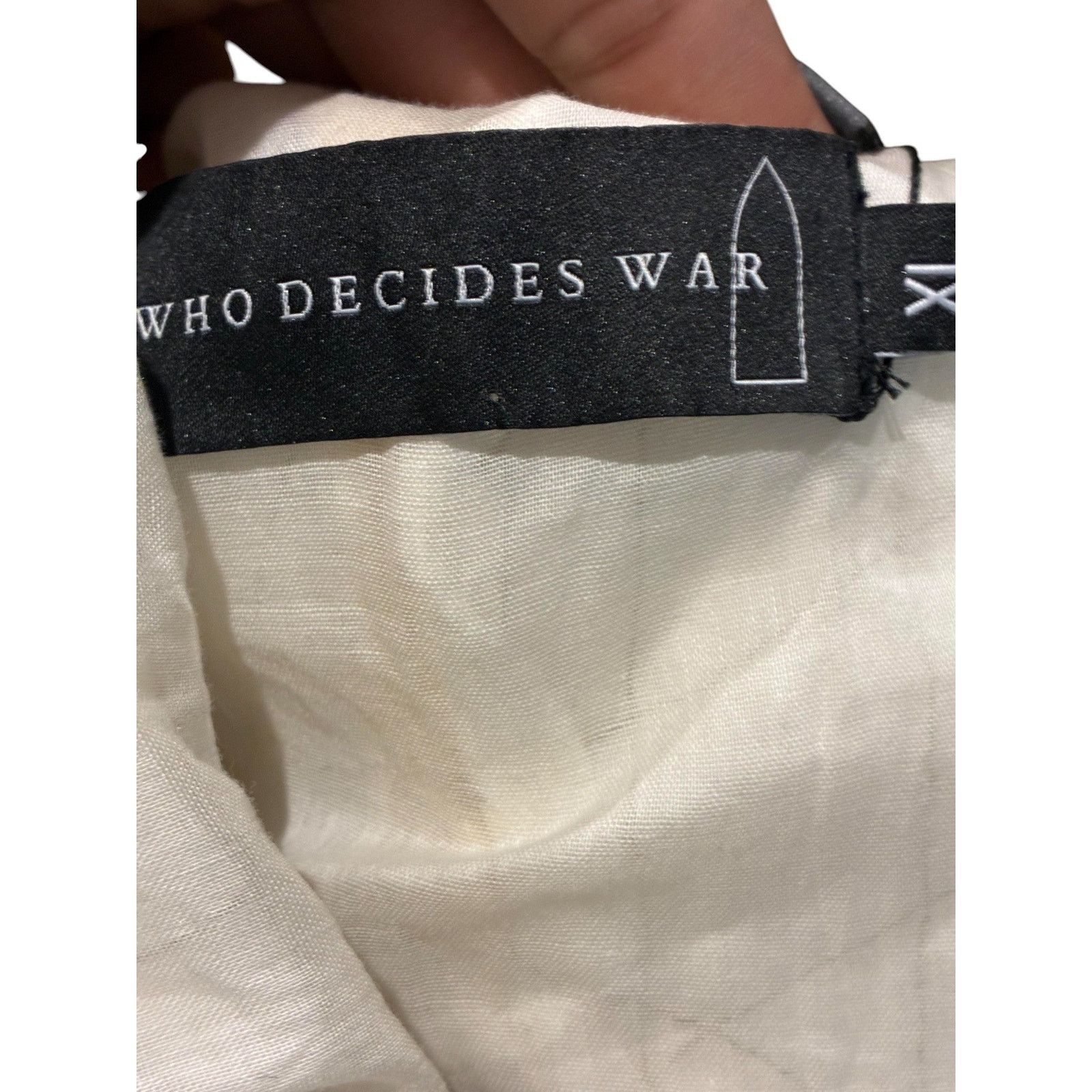 Who Decides War WDW Distressed Husk Down Jacket Size US S / EU 44-46 / 1 - 3 Thumbnail