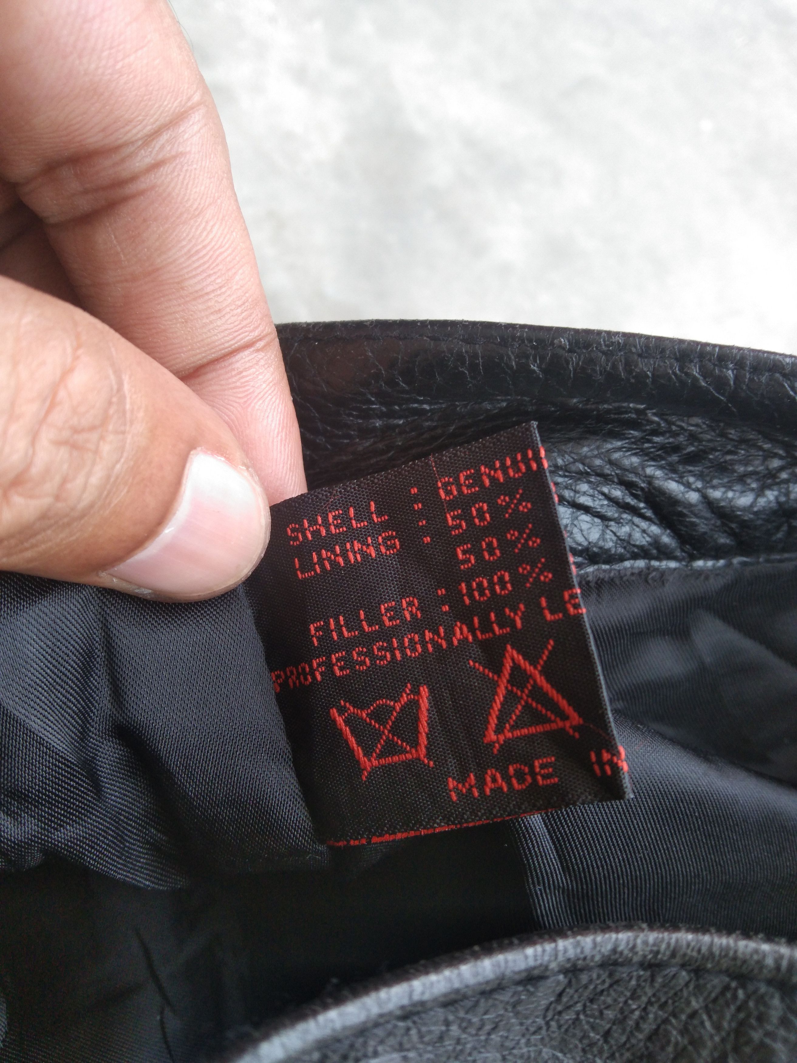 Vintage 90s Storm Leather Pants Black Size US 28 / EU 44 - 11 Thumbnail