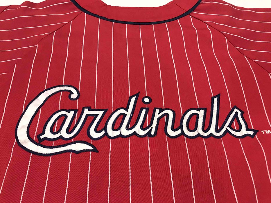 St Louis Cardinals Vintage 1988 5050 Pinstripe T Shirt Jersey Baseball M USA