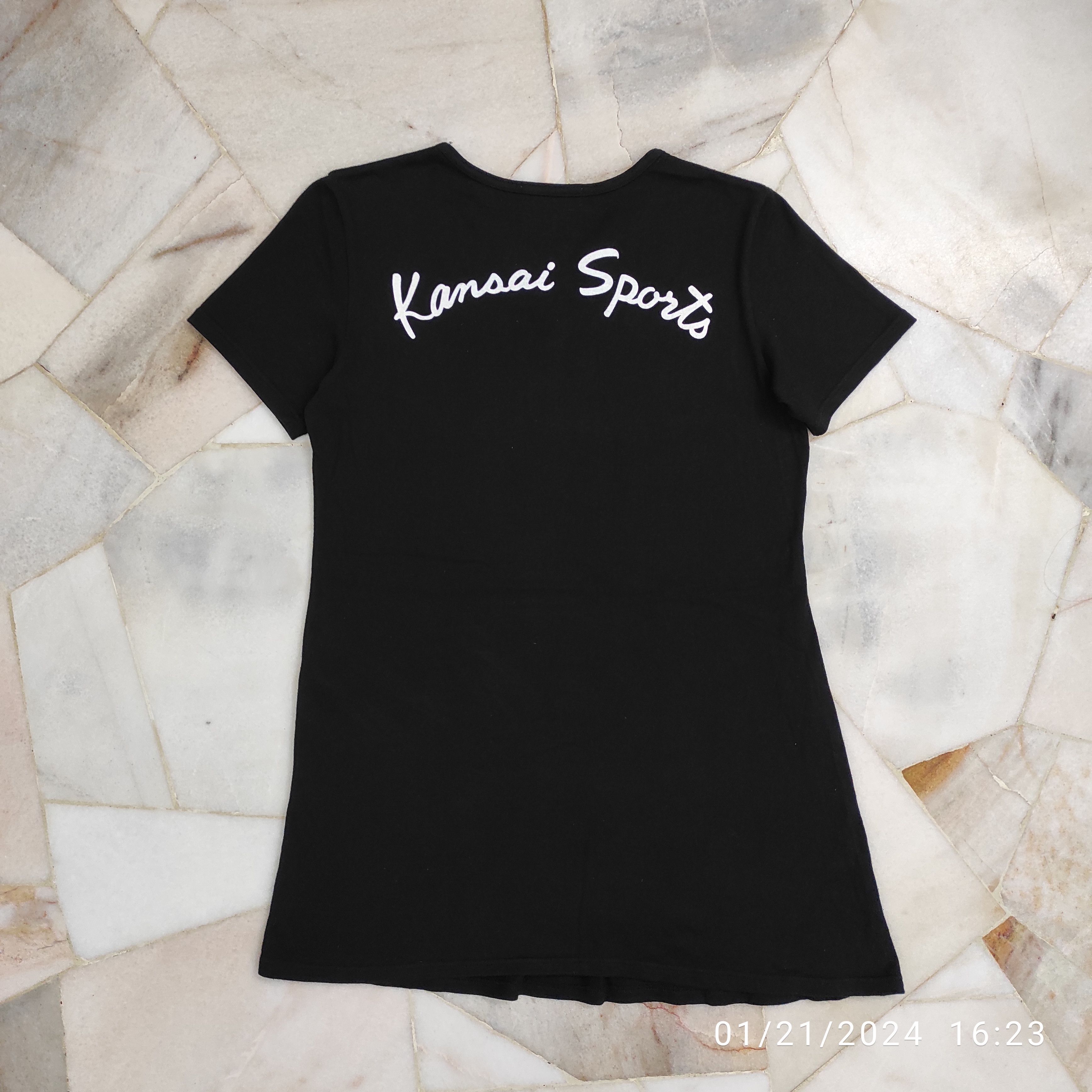 Kansai Yamamoto Archive 90's KANSAI SPORTS OVP short sleeve dress T shirt Size L / US 10 / IT 46 - 9 Thumbnail