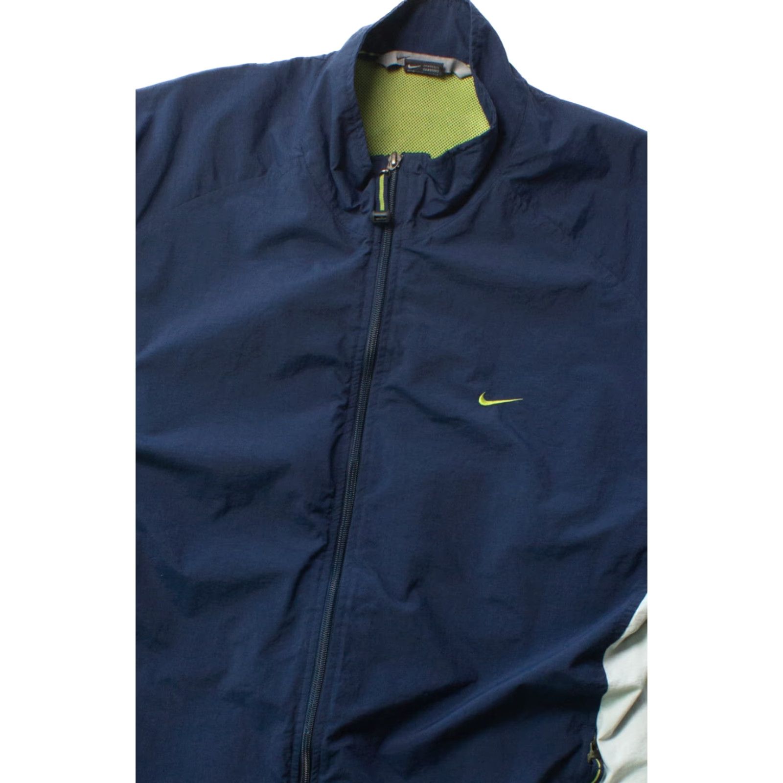 Nike VINTAGE Nike Jacket Navy Blue X-Large Windbreaker Athletic 90s Mens Size US XL / EU 56 / 4 - 2 Thumbnail