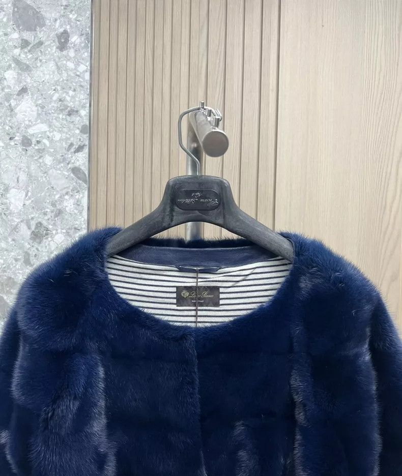 Loro Piana LORO PIANA Lady's mink fur coat Size L / US 10 / IT 46 - 3 Thumbnail