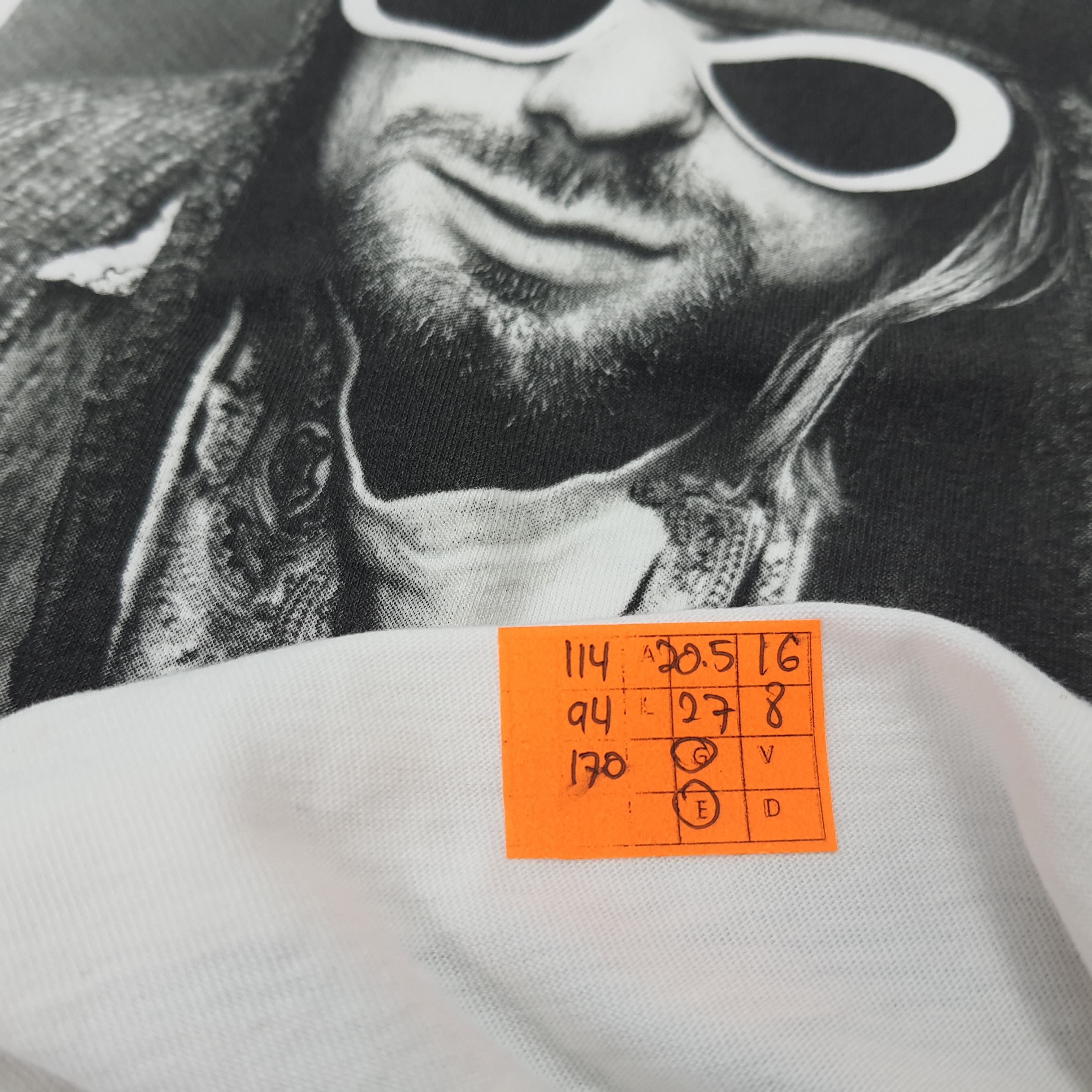 Band Tees × Vintage Vintage Kurt Cobain Singer Nirvana T-shirt Size US M / EU 48-50 / 2 - 8 Thumbnail