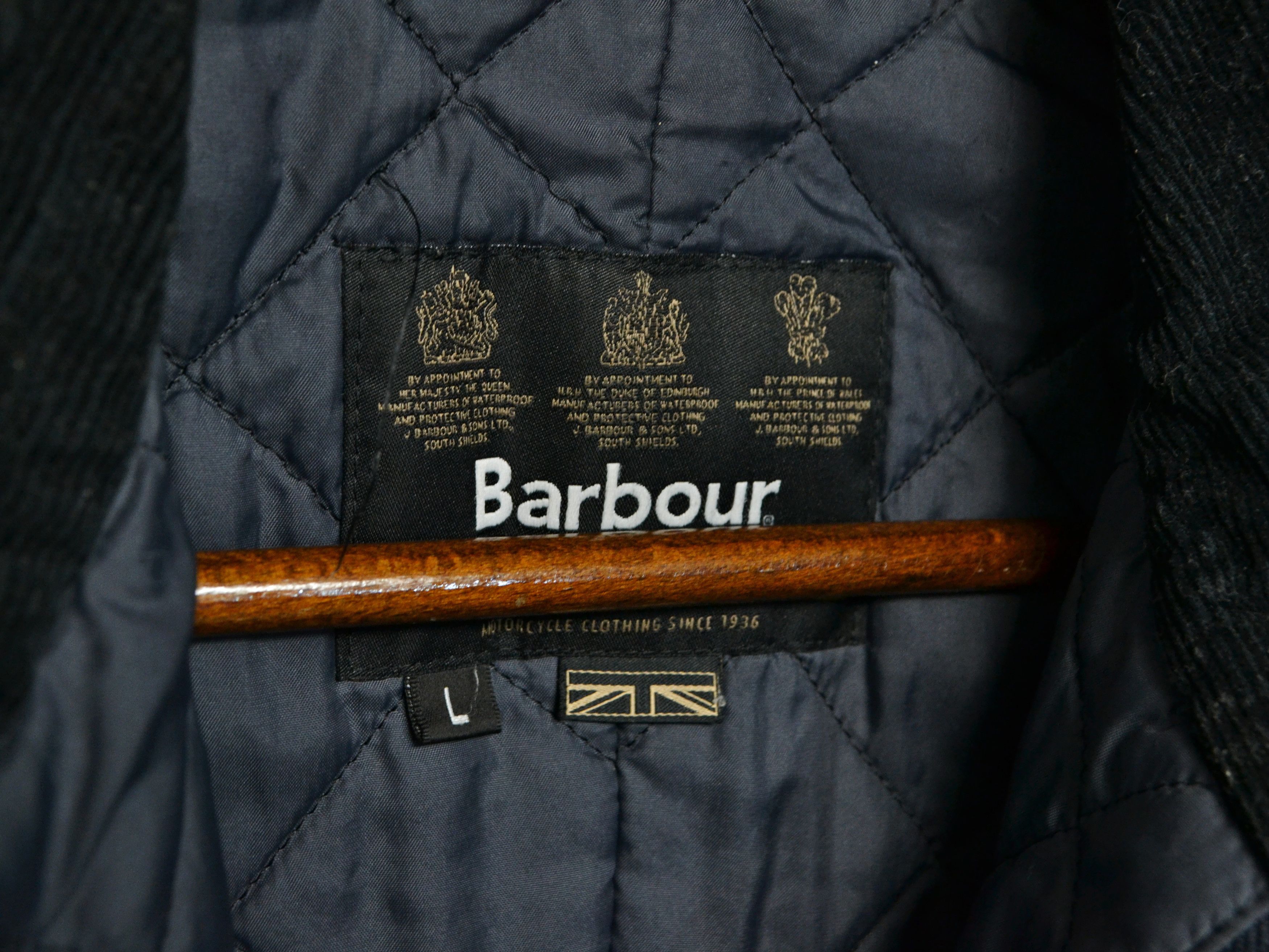 Barbour Barbour International Duke Navy Waxed Biker Jacket Size US M / EU 48-50 / 2 - 7 Thumbnail