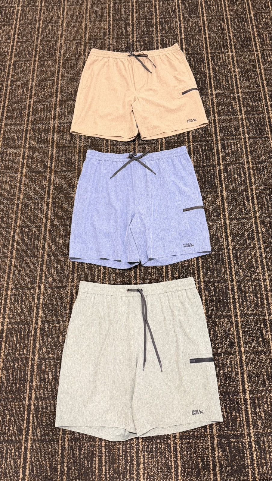 Eddie Bauer Eddie Bauer “Thigh Zip-Pocket” Bathing Suits (MEDIUM) Size US 31 - 1 Thumbnail