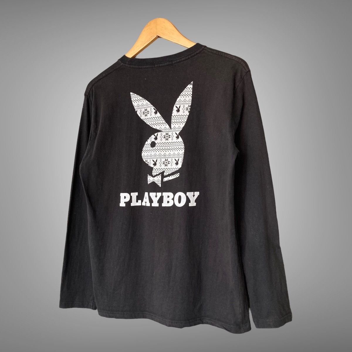 Playboy × Vintage Vintage Playboy Spell Out Logo Longsleeve Size US M / EU 48-50 / 2 - 3 Thumbnail