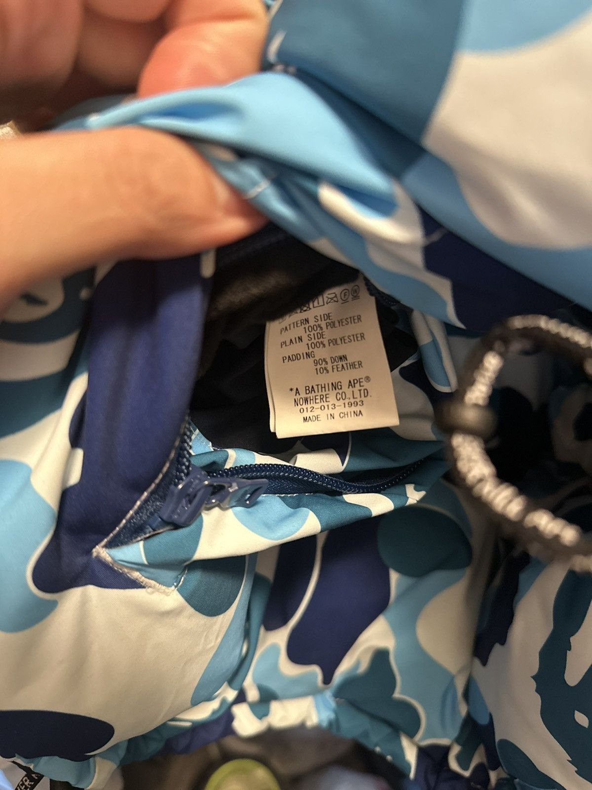 Bape Blue/ Navy Bape abc camo reversiable down vest Size Large Size US L / EU 52-54 / 3 - 3 Thumbnail