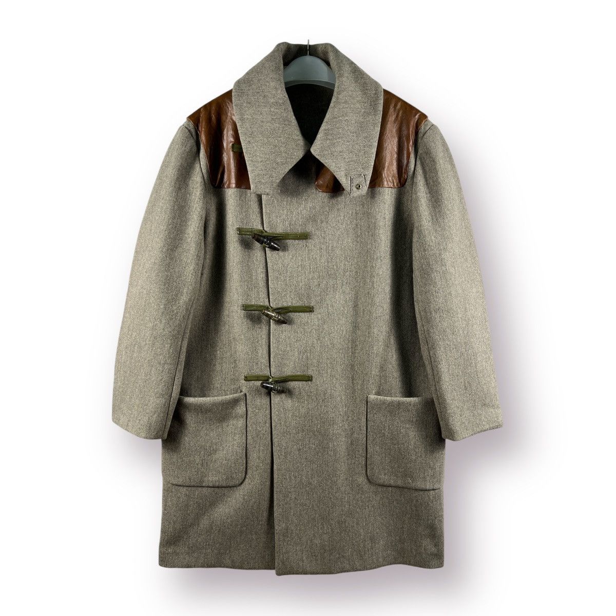 Paul Smith 🔥Super Private Collection🔥 Duffle Coat w/ Leather Part Size US M / EU 48-50 / 2 - 1 Thumbnail