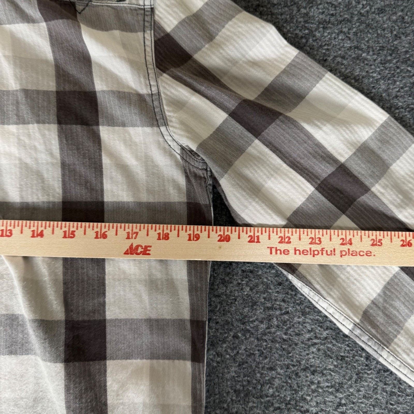 Vans Vans Mens Medium Grey Plaid Flannel Button Up Shirt Skate Size US M / EU 48-50 / 2 - 5 Thumbnail
