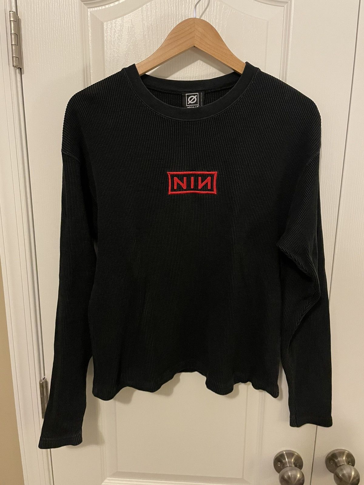Vintage OBJECT Nine Inch Nails Embroidered Shirt Size US S / EU 44-46 / 1 - 1 Thumbnail