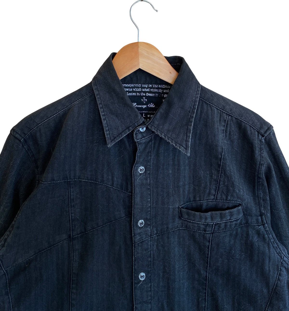 BERNINGS SHO Vintage Japanese Brand Bernings Sho Shirt 1990s Size US L / EU 52-54 / 3 - 5 Thumbnail
