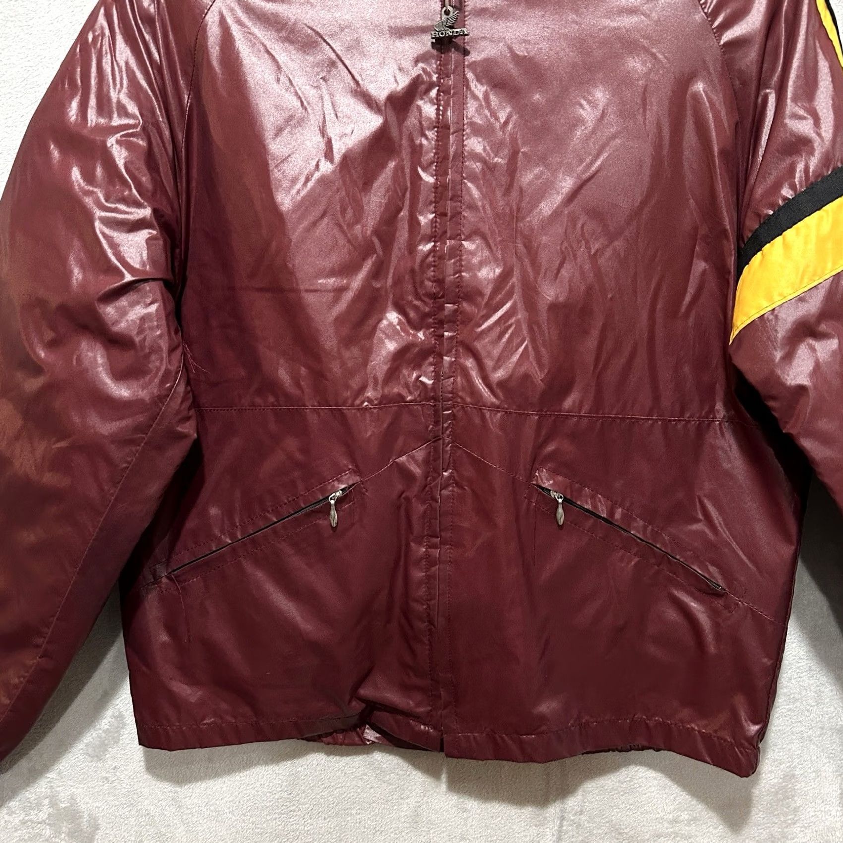 Honda VINTAGE Honda Racing Pit Crew Team M Issued Quilted Lined Nylon Jacket Size US M / EU 48-50 / 2 - 4 Thumbnail