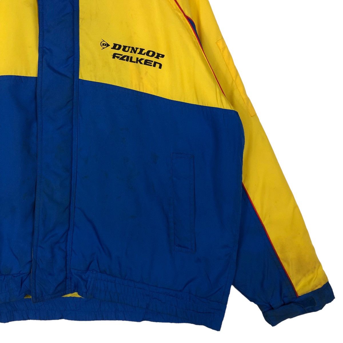 Japanese Brand 🔥90’s Vintage Bomber Jacket Racing Dunlop Falken Big Logo Size US M / EU 48-50 / 2 - 4 Thumbnail