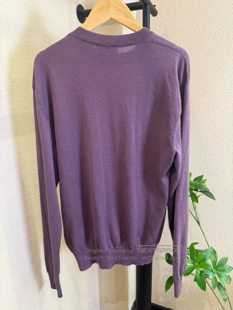 Hermes Hermes Purple Crewneck Knit Sweater Size US XS / EU 42 / 0 - 2 Thumbnail