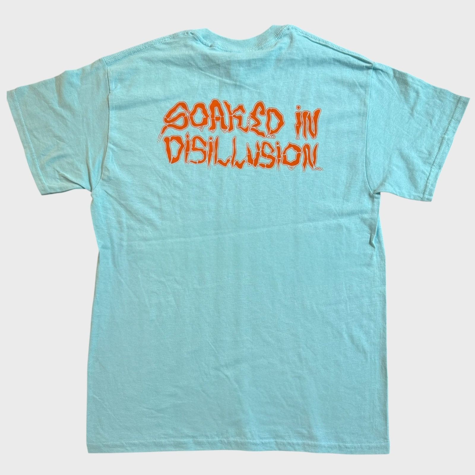 Other Soaked in Disillusion Band Baby Blue T-Shirt Size M Vein.fm Size US M / EU 48-50 / 2 - 2 Thumbnail