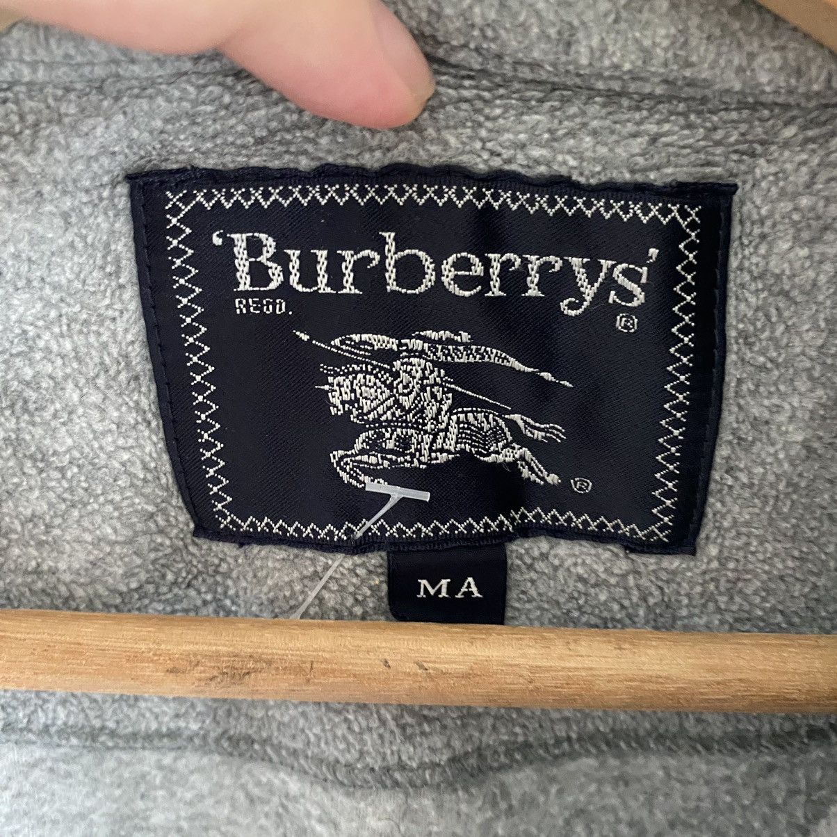 Burberry × Burberry Prorsum × Vintage Vintage Burberrys Fleece Vest Size US M / EU 48-50 / 2 - 6 Thumbnail