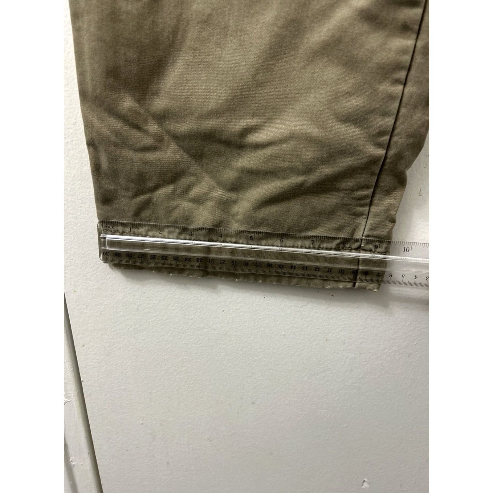 Eddie Bauer Eddie Bauer Pants Khakis Mens 34x32 Relaxed Flat Front Lined Chino Beige Tan Cotton Flannel Insulated Casual Workwear Size US 34 / EU 50 - 5 Thumbnail