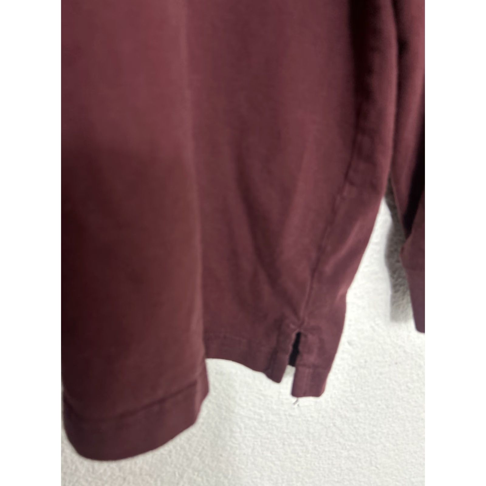 Vintage Duluth Mens XL T Shirt Long Sleeve Crew Neck Burgundy Relaxed Fit Pocket Size US XL / EU 56 / 4 - 6 Thumbnail