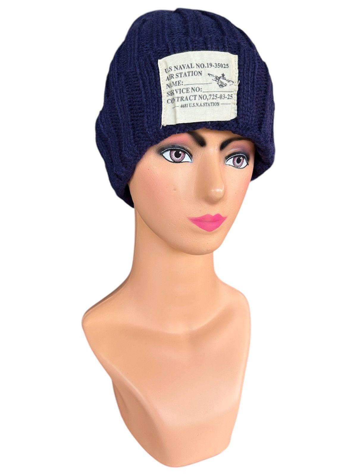 Japanese Brand × Kapital × Vintage U.S.N US NAVAL knitt Beanie Hats Size ONE SIZE - 1 Thumbnail