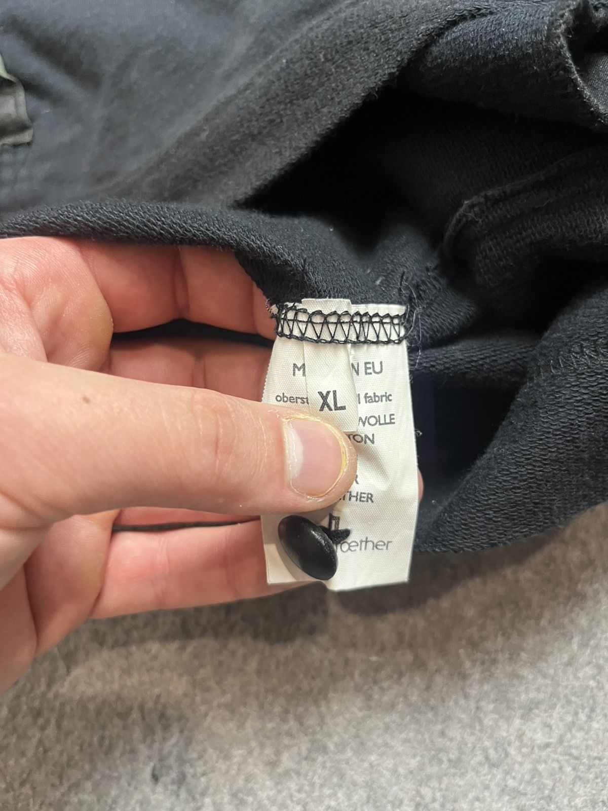 Designer × Japanese Brand Hannes roether button sweatshirt Size US XL / EU 56 / 4 - 7 Thumbnail