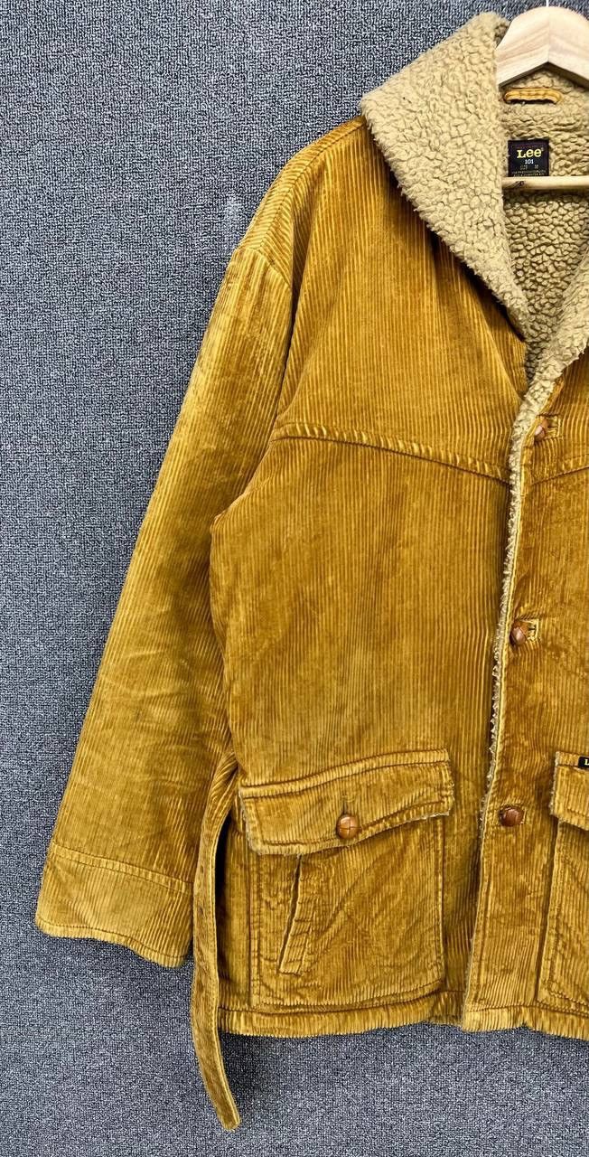 Lee Vintage Lee Corduroy Sherpa Trench Coat Jacket Size US M / EU 48-50 / 2 - 3 Thumbnail