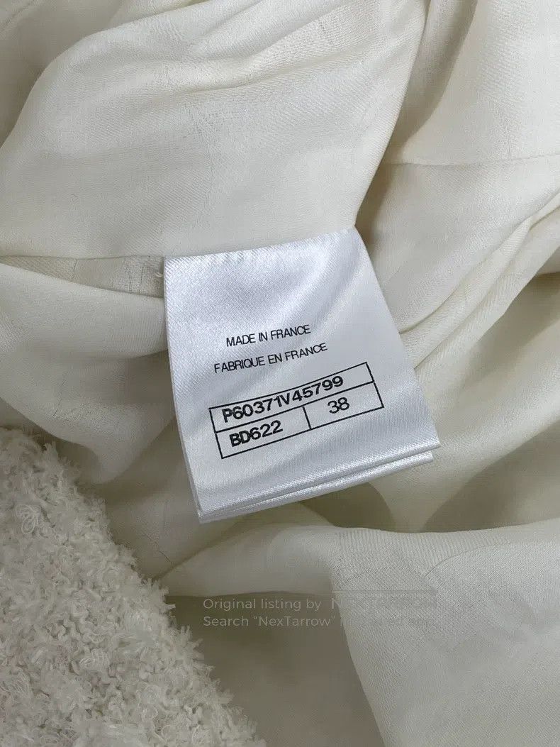 Chanel Chanel Cruise Series Set White Four-pocket Tweed Set Size XS / US 0-2 / IT 36-38 - 5 Thumbnail